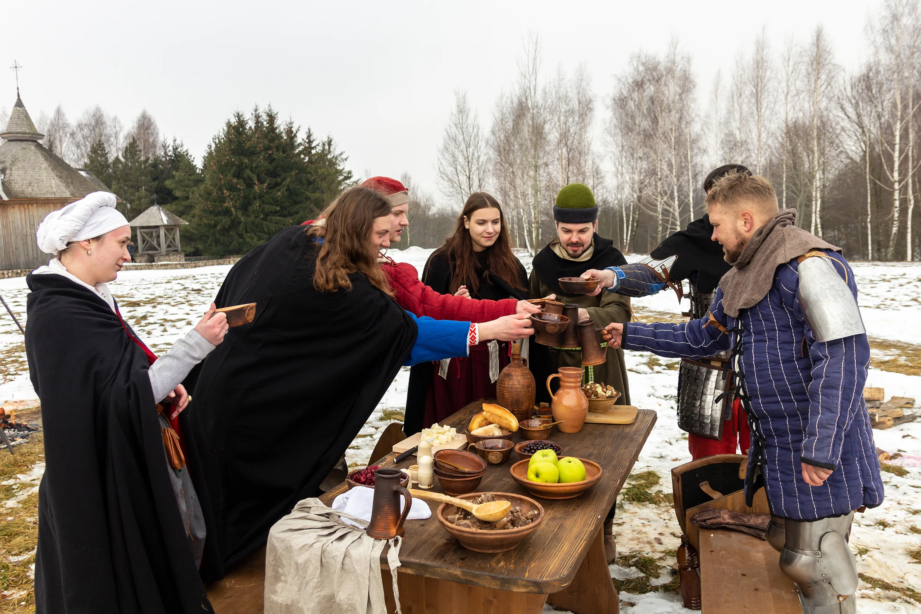 Масленічныя гулянні ў музеі архітэктуры